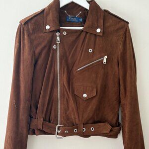 Polo Ralph Lauren Genuine Suede Moto Jacket